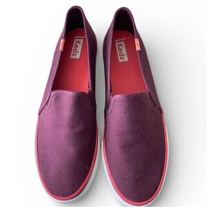 Women’s Keds Burgundy Canvas Shoes